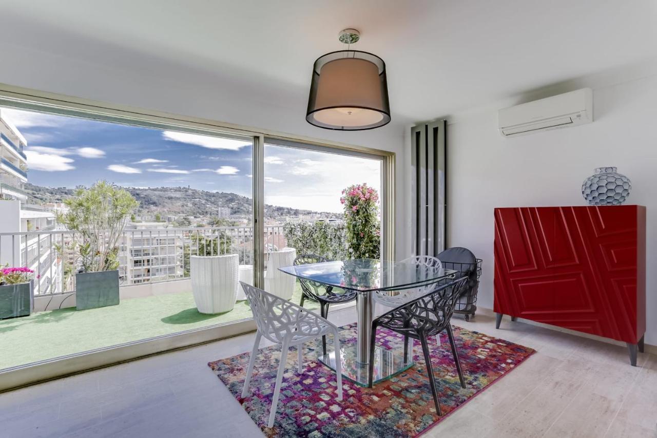 Immogroom - Apartment With Terrace - Ac - Parking كان المظهر الخارجي الصورة